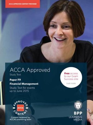 cover image of ACCA F9 Financial Management